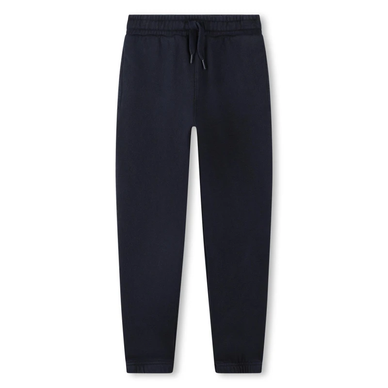 Image of Timberland Kids Logo Closed Cuff Fleece Joggers Night 83D male 6 Years