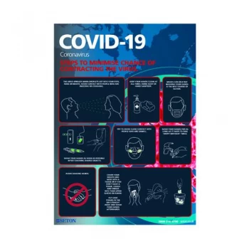 Image of Covid-19 Steps To Minimise SA Vinyl A4 FA062A4SAV