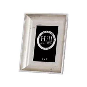 Image of Antique Silver Crackled Effect Photo Frame 5X7
