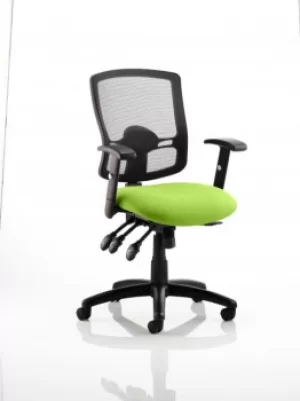 Image of Portland III Black Mesh Back Bespoke Colour Seat Lime