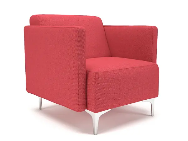 Image of Dynamic Office Solutions Napa Slim Arm 75cm Wide Armchair in Camira Era Fabric NSS05921