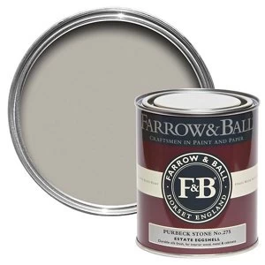 Image of Farrow & Ball Estate Purbeck stone No. 275 Eggshell Metal & wood Paint 0.75L
