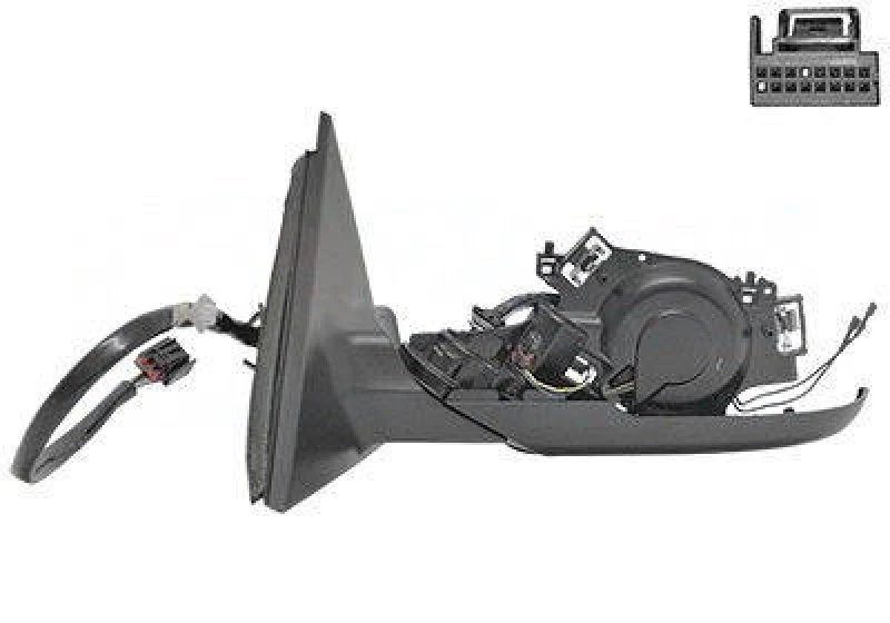 Image of VAN WEZEL 0307859 Wing mirror * HAGUS * Left, Prepared for Automatic Dimming, without direction indicator Outside Mirror (50)