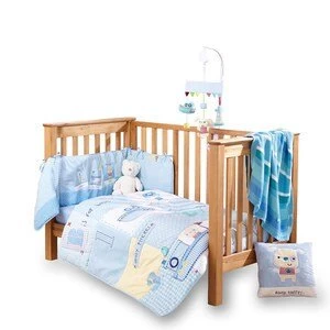 image of Clair de Lune Ahoy 2 piece Cot/Cot Bed Set