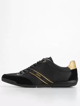 Image of BOSS Saturn Lowp Trainer - Black, Size 11, Men