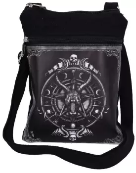 Image of Nemesis Now Baphomet Shoulder Bag Black white