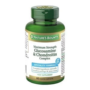 Image of Natureamp39s Bounty Maximum Strength Glucosamine and Chondroitin Complex 60 Coated Caplets