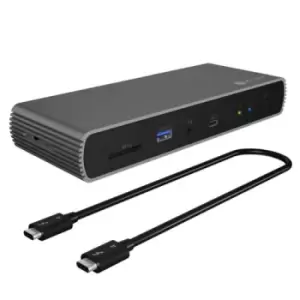 image of ICY BOX (IB-DK8801-TB4) Thunderbolt 4 Type-C 10-in-1 Docking...