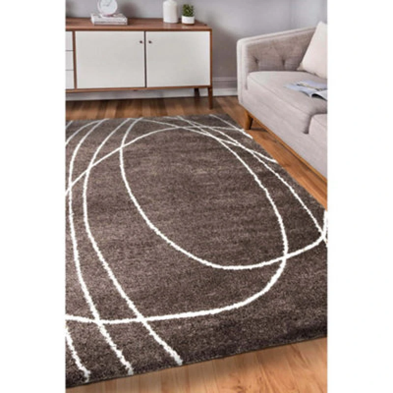 Image of Homemaker Halo Squiggle Rug Taupe - Homemaker - Size: 120X170 Taupe 120X170 RT01607