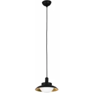 image of Faro Lighting - Faro Side - LED Black Copper Pendant Lamp G9