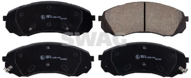 Image of Brake pad set SWAG 33 10 7511