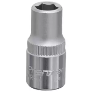 image of Sealey S1406 WallDrive Socket 6mm 1/4"Sq Drive