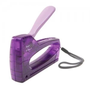 Image of Rapesco Z-Duo T Gun Tacker ABS Transparent Purple