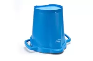 image of Vikan 20L Plastic Blue Bucket With Handle