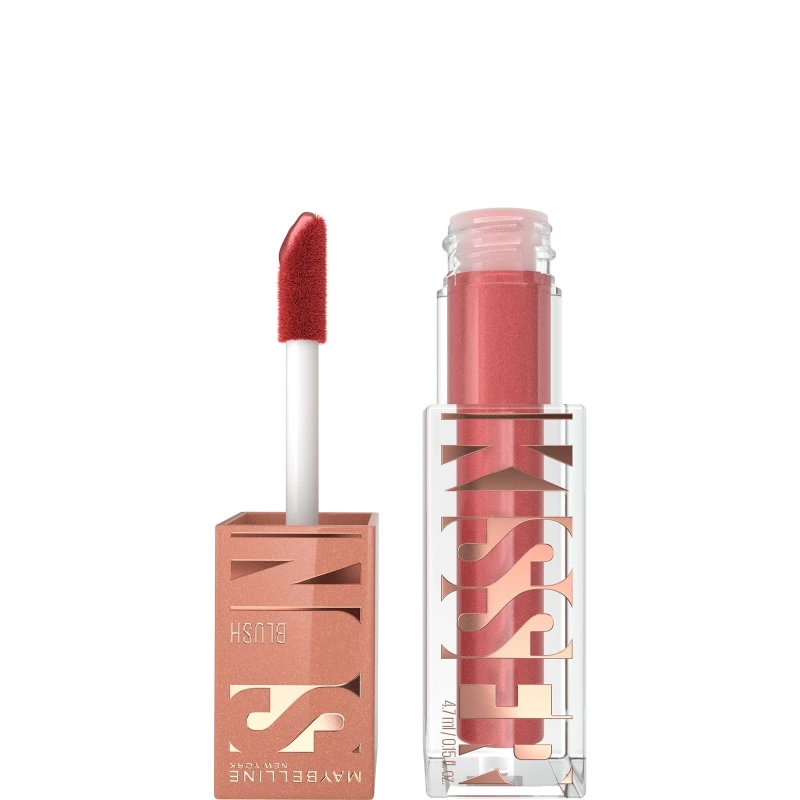 Image of Maybelline Sunkisser Liquid Glow Blush with Vitamin E 4.7ml (Various Shades) - 06 City Sizzle