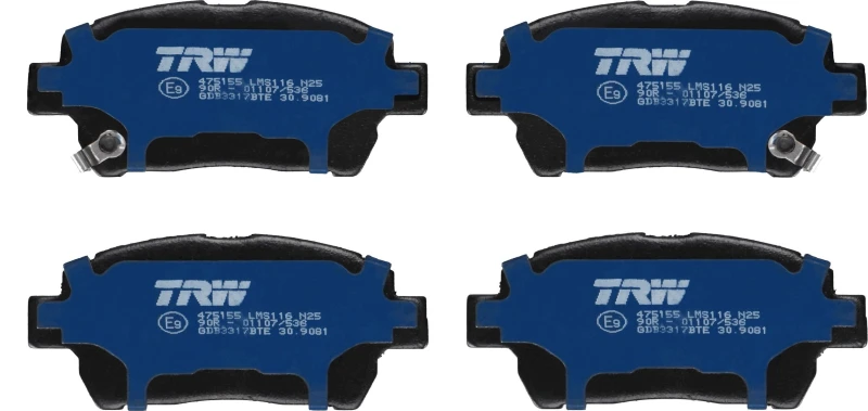 Image of Brake pad set TRW GDB3317BTE
