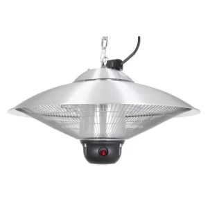 Image of Silver Electric Hanging Patio Heater