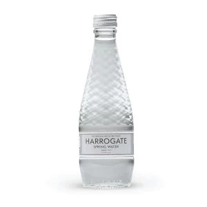 image of Harrogate 330ml Sparkling Water Glass Bottle Pack of 24