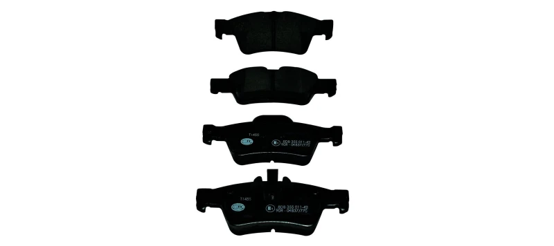 Image of HELLA Brake pad set HELLA 8DB 355 011-421