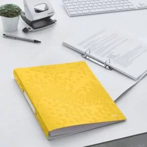 Image of Leitz WOW Ring Binder. Polypropylene. 25 mm, 2 Round Ring mechanism.