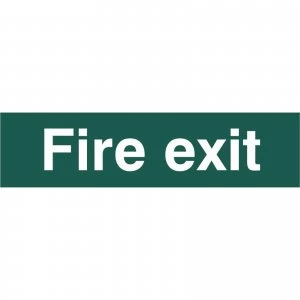 image of Scan Fire Exit Sign 200mm 50mm Standard