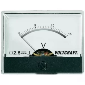 image of Voltcraft AM-60X46/15V/DC Analogue Panel Meter