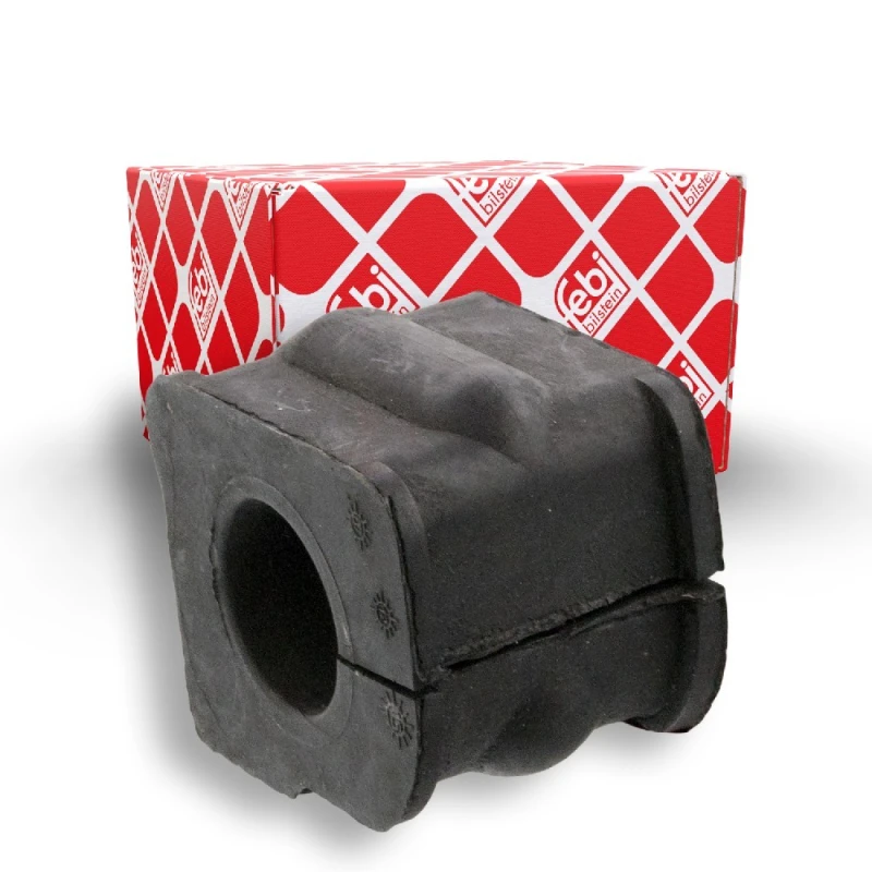 Image of FEBI BILSTEIN 15980 Stabilizer Bushes Front Axle Right, Rubber Rubber Anti-roll Bar Bush Kit (1334)