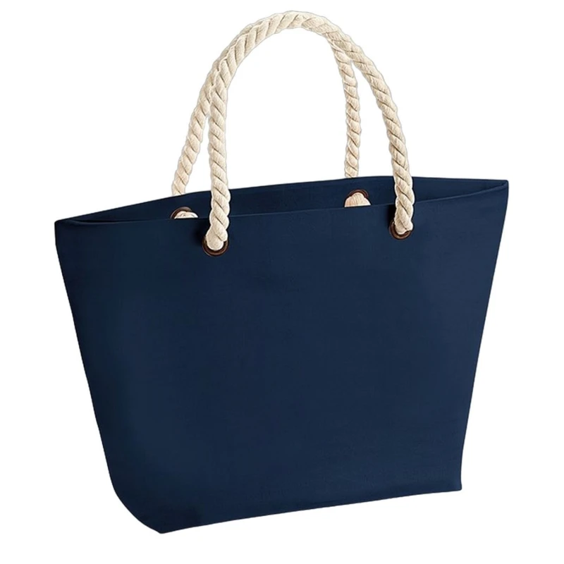 Image of Westford Mill Womens Nautical Tote Bag in Navy Navy Female One Size