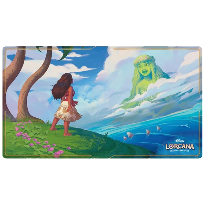 Image of Disney Lorcana Moana & Te Fiti Neoprene Playmat