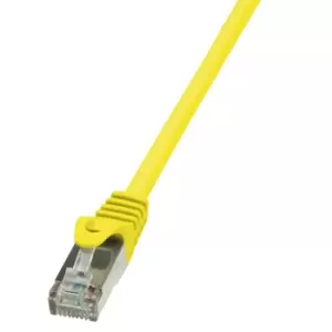 Image of LogiLink 0.5m Cat.5e F/UTP networking cable Yellow Cat5e F/UTP (FTP)