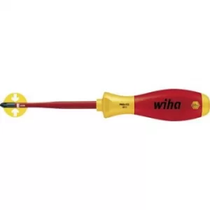 Image of Wiha 3241 SF SLIM-LINE 35395 VDE Pillips screwdriver PZ 1 Blade length: 80 mm DIN ISO 8764