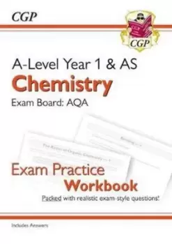 Image of New A-Level Chemistry for 2018: AQA Year 1 & AS Exam Practice Workbook - includes Answers - Hardback - Used