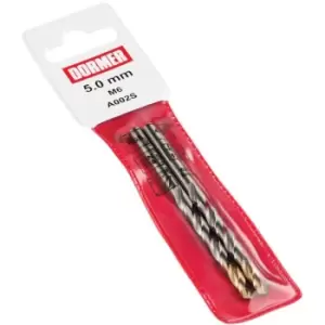 Image of A002S 13/64" HSS Straight Shank Jobber Drill - TiN Tipped - Pouch Pack