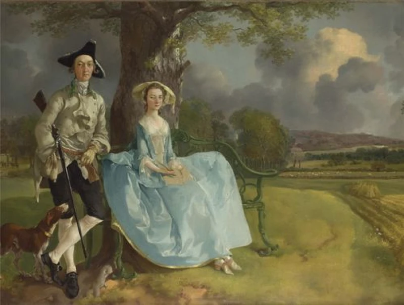 Image of National Gallery Mr and Mrs Andrews - National Gallery 1000 Piece Jigsaw Puzzle