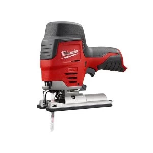 Image of Milwaukee Power Tools M12 JS-0 Sub Compact Jigsaw 12V Bare Unit