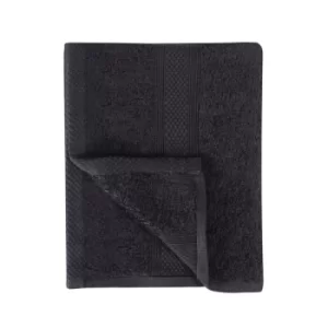 image of Victoria London Egyptian Cotton Towels 500GSM Hand Towel Black