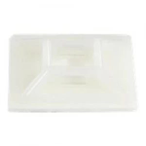 Image of StarTech.com 100 Pack of Self-Adhesive Cable Tie Mounts - Large