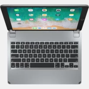 image of 12.9 Inches QWERTY English Bluetooth Wireless Keyboard for iPad Pro Backlit Keys High Grade Aluminium Body Space Grey