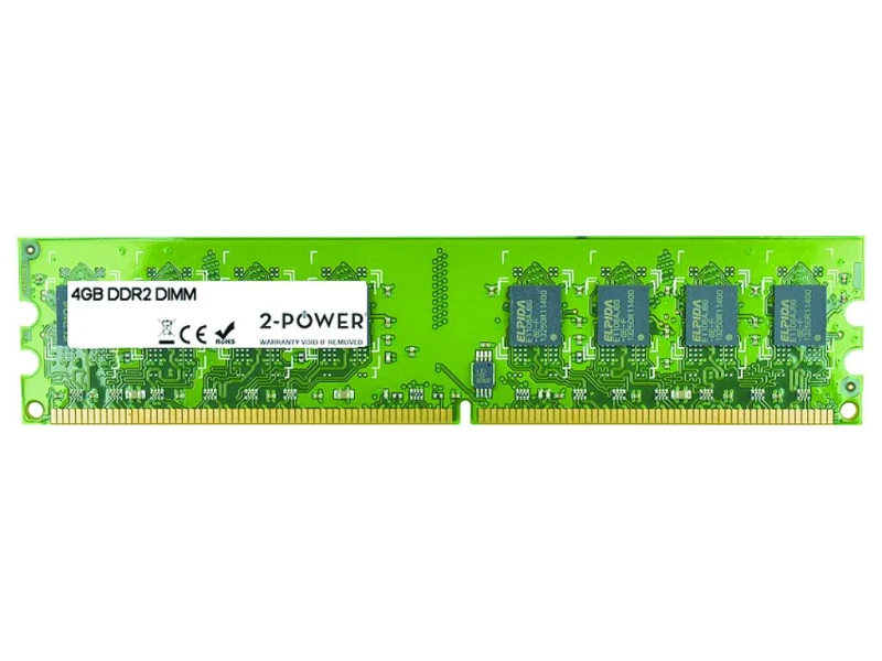Image of 2-Power 4GB DDR2 800MHz DIMM Memory - replaces 2PDPC2800UBMC14G