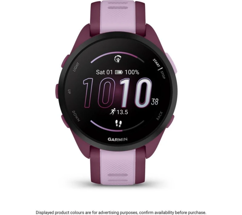 Image of Garmin Forerunner 165 Music Sports Watch - Berry & Lilac, 43 mm, Purple 753759326647