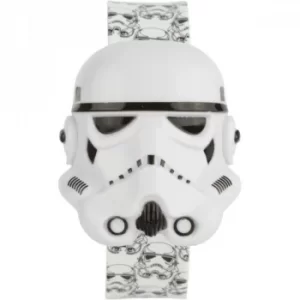 Image of Childrens Character Star Wars Stormtrooper Digital Flip Top Slap Watch