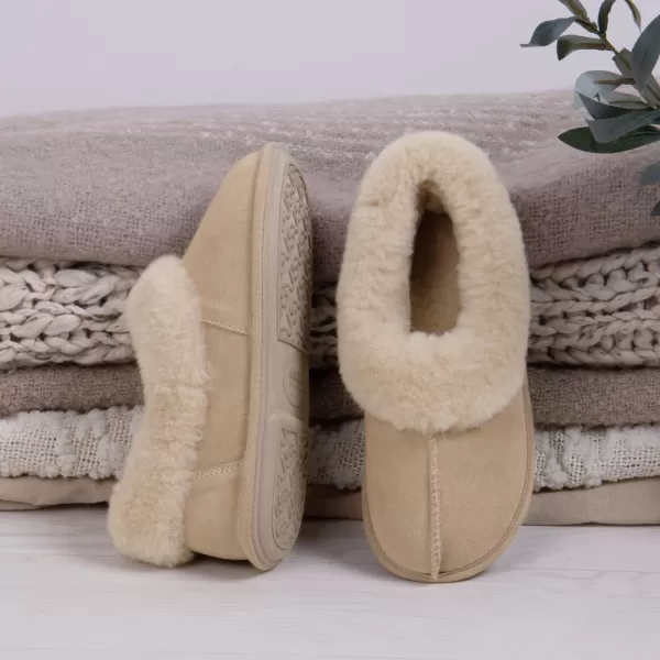 image of Just Sheepskin Classic Sheepskin Slippers Caramel