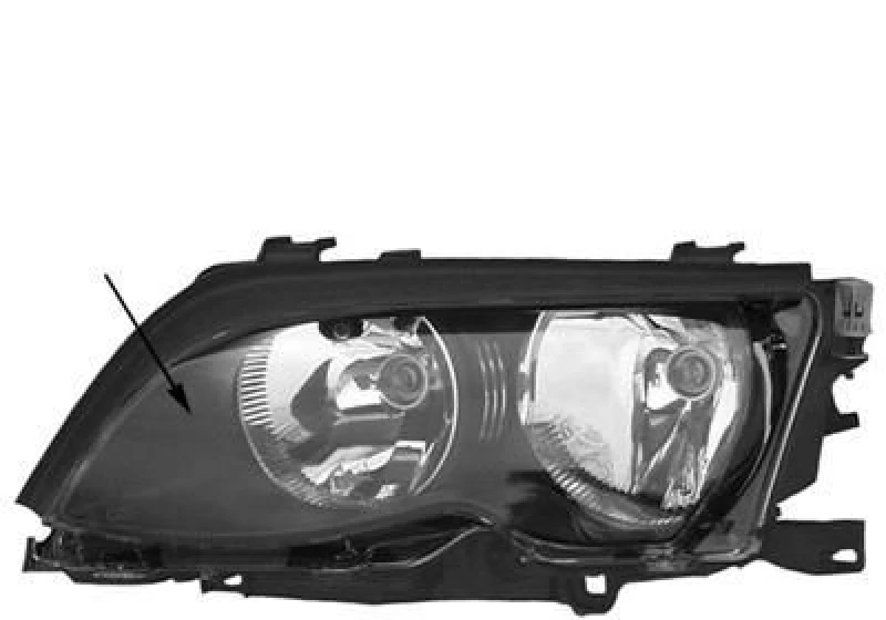 Image of VAN WEZEL Headlight VAN WEZEL 0649963