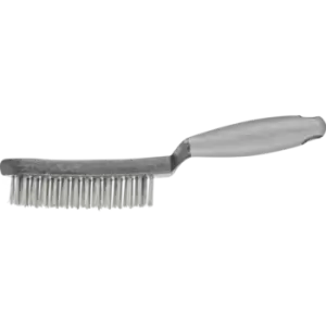 Image of Pferd Scratch Brush with Plastic Body and Ergonomic Handle HBUP 3 Rows Steel Wir