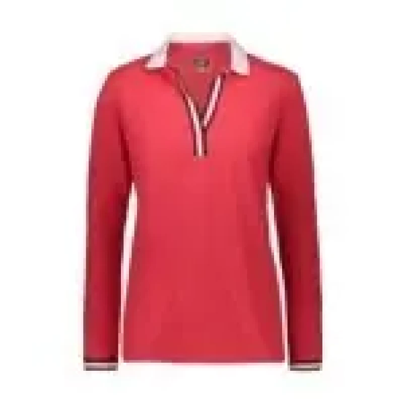 Image of CMP Womens long-sleeved polo shirt CMP Rouge Female 2XS