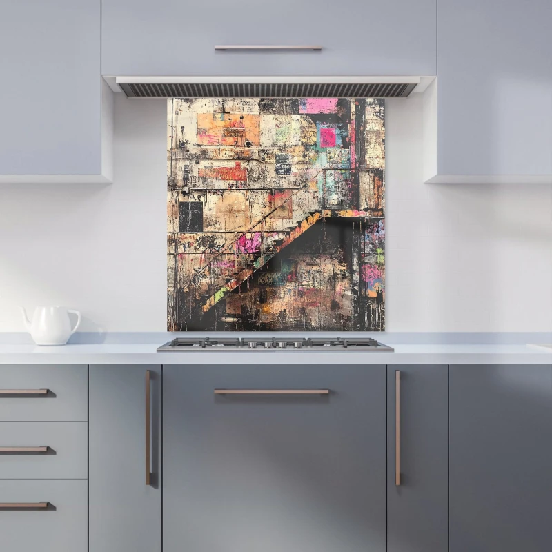 Image of Designer Kitchen Splashbacks Jasper Reed: 00039 Kitchen Splashback Size: 600mm x 750mm Multicolor Unisex 600mm x 750mm