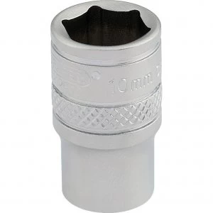 Image of Draper 1/4" Drive Satin Finish Hexagon Socket Metric 1/4" 10mm