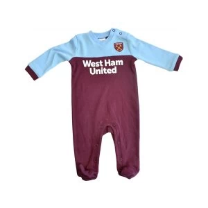 image of West Ham Sleep Suit 2019 20 3-6 Months