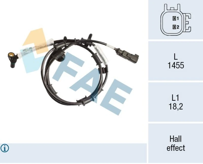 Image of FAE ABS sensor FAE 78215