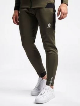 Gym King Sport Focus Tracksuit Bottoms, Khaki Size M Men